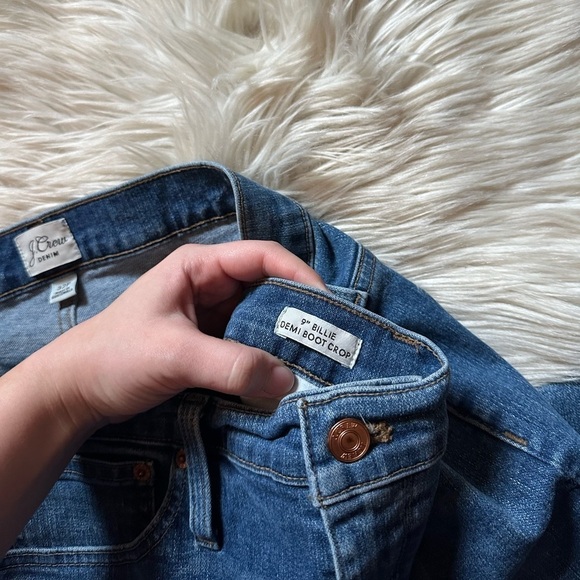 J.CREW “9 Billie Demi Boot Crop Jeans - Picture 4 of 5